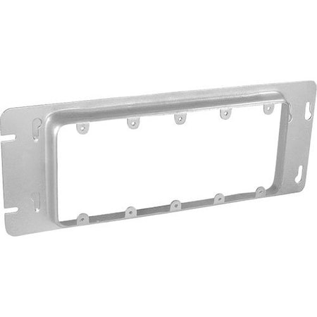 Southwire Box Cover, 5 Gang, Galvanized Steel, Ring and Raised Cover Type GBDC-345